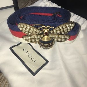 Gucci Belt • Fabulous Pearl & Rhinestone buckle